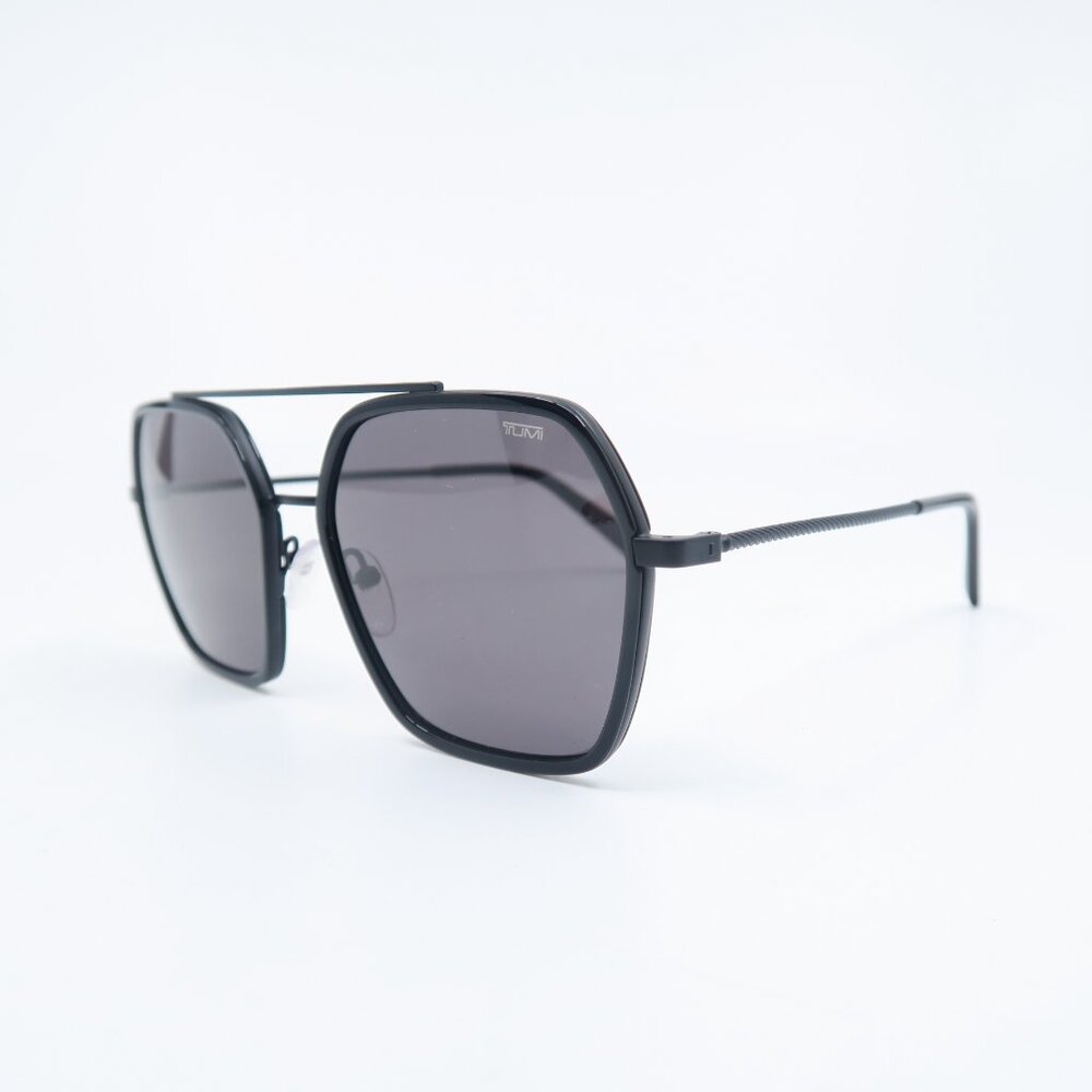 Tumi STU510  1BLA Black, Square, Unisex model, New, Sunglasses Frames.